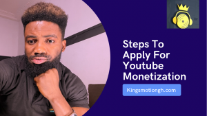 Steps to apply for youtube monetization. Apply for google adsense account. Youtube Partner program